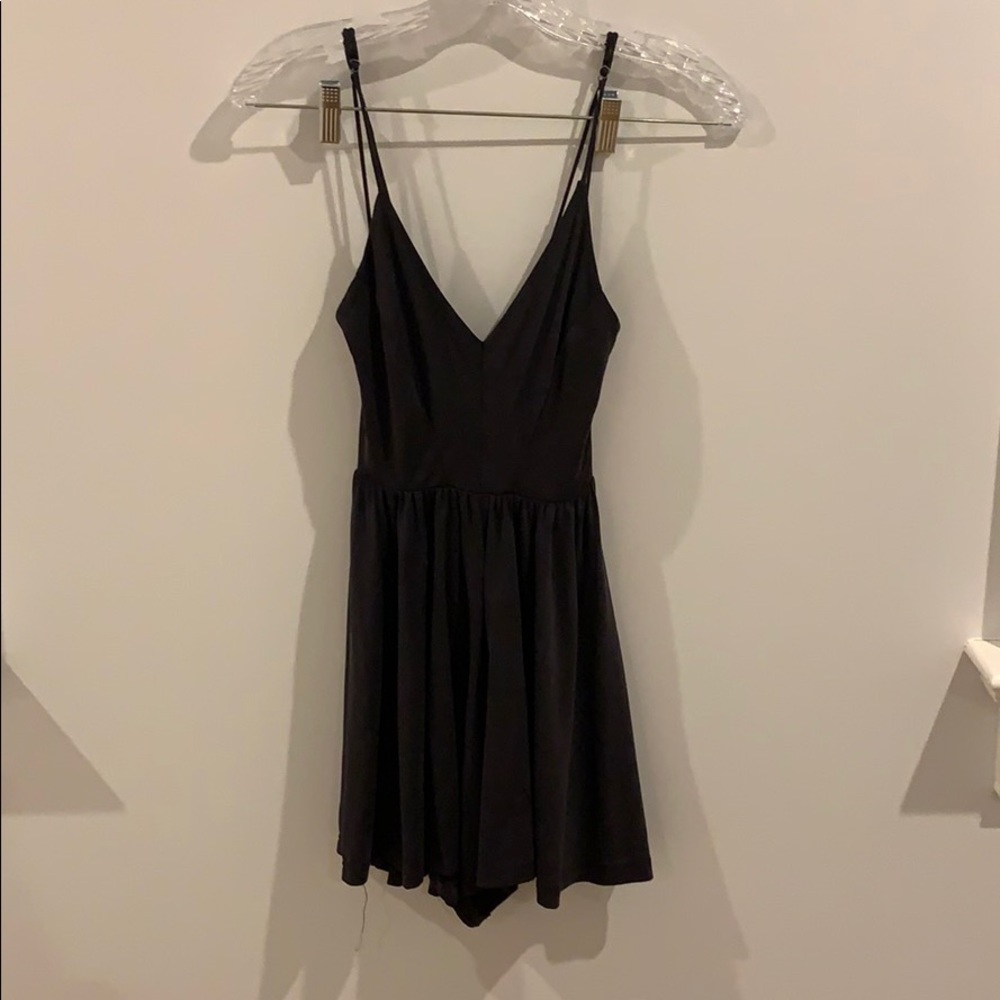 Grey romper - urban outfitters